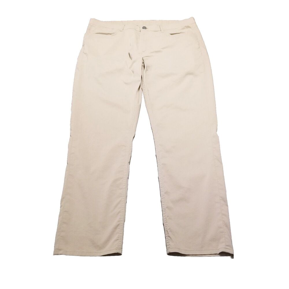Faherty Reserve Movement Pants Men's Size 35x30 Khaki Lightweight Chino (37x30) - Picture 1 of 6